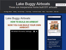 Tablet Screenshot of airboatfun.com